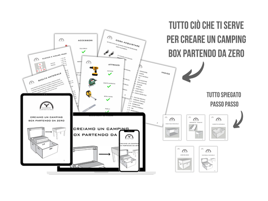 CREIAMO UN CAMPING BOX PARTENDO DA ZERO