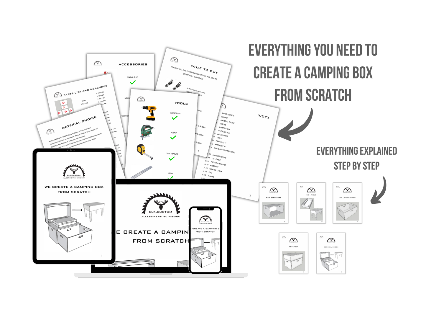 WE CREATE A CAMPING BOX FROM A SCRATCH